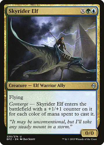 Skyrider Elf - bfz Spoiler