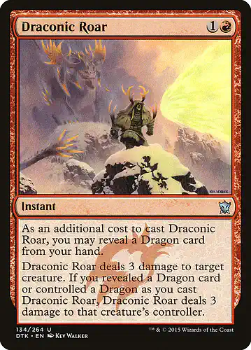 Draconic Roar - dtk Spoiler