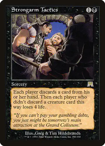 Strongarm Tactics - ons Spoiler