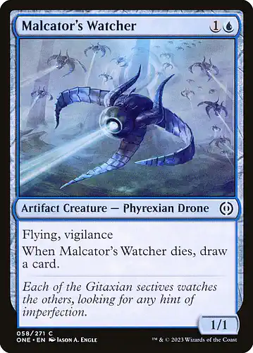 Malcator's Watcher - one Spoiler