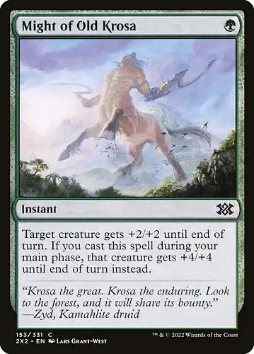 Might of Old Krosa - 2x2 Spoiler