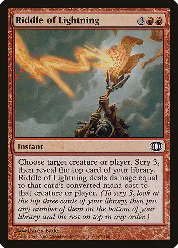Riddle of Lightning - fut Spoiler