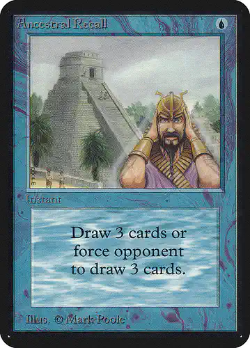 Ancestral Recall - lea Spoiler