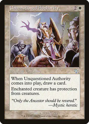 Unquestioned Authority - jud Spoiler