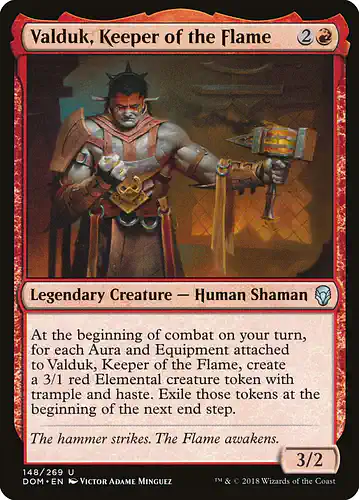 Valduk, Keeper of the Flame - dom Spoiler