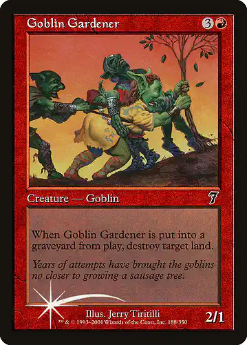 Goblin Gardener - 7ed Spoiler