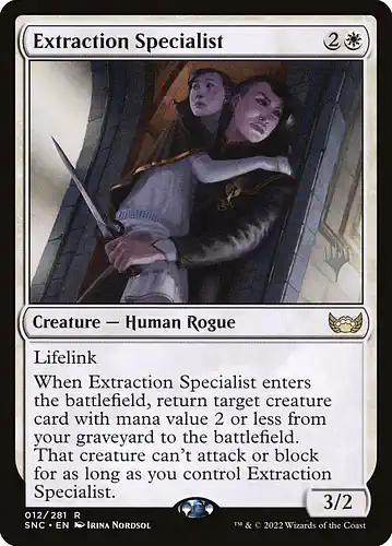 Extraction Specialist - snc Spoiler