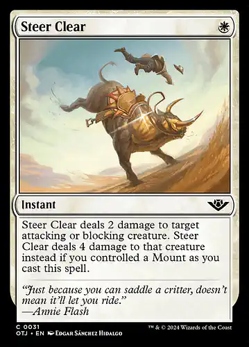 Steer Clear - otj Spoiler