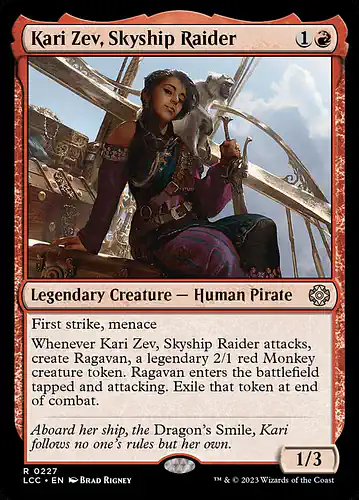 Kari Zev, Skyship Raider - lcc Spoiler