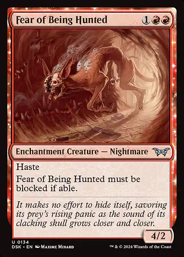 Fear of Being Hunted - dsk Spoiler