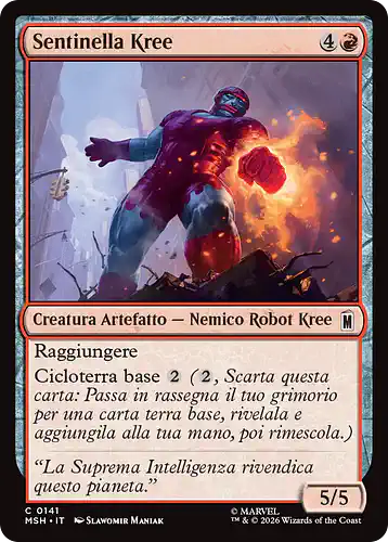 Kree Sentinel - msh Spoiler