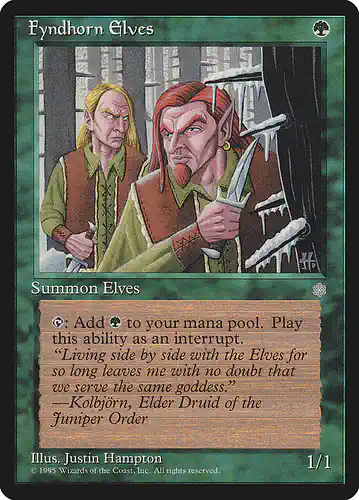 Fyndhorn Elves - ice Spoiler