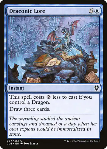 Draconic Lore - clb Spoiler