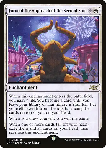 Form of the Approach of the Second Sun - unf Spoiler