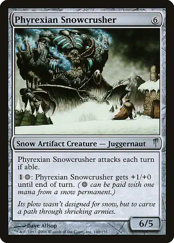 Phyrexian Snowcrusher - csp Spoiler