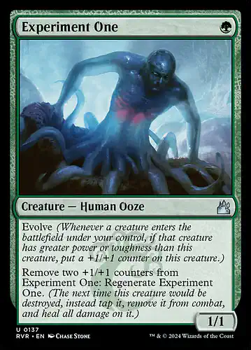 Experiment One - rvr Spoiler