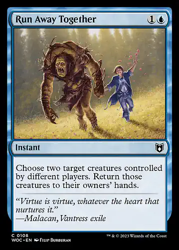 Run Away Together - woc Spoiler