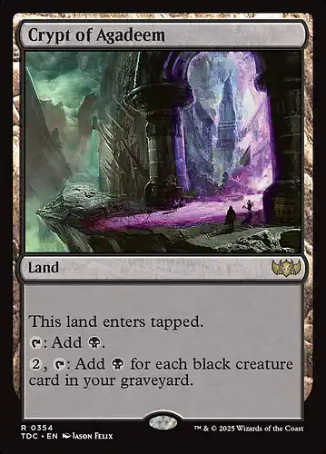 Crypt of Agadeem - tdc Spoiler