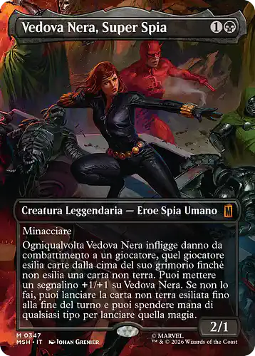 Black Widow, Super Spy - msh Spoiler