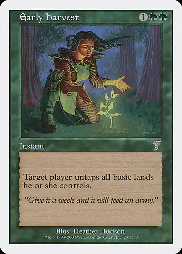 Early Harvest - 7ed Spoiler