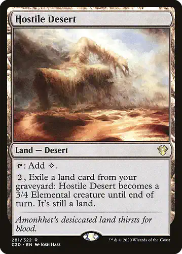Hostile Desert - c20 Spoiler