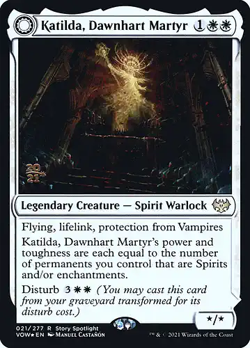 Katilda, Dawnhart Martyr - vow Spoiler