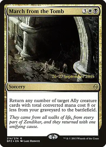 March from the Tomb - bfz Spoiler