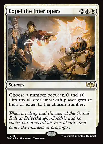 Expel the Interlopers - tdc Spoiler