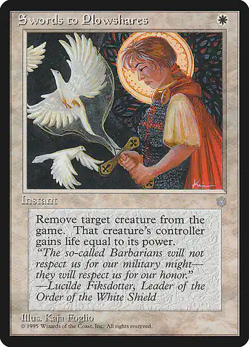 Swords to Plowshares - ice Spoiler