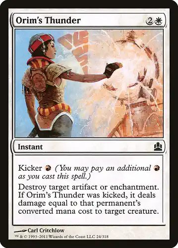 Orim's Thunder - cmd Spoiler