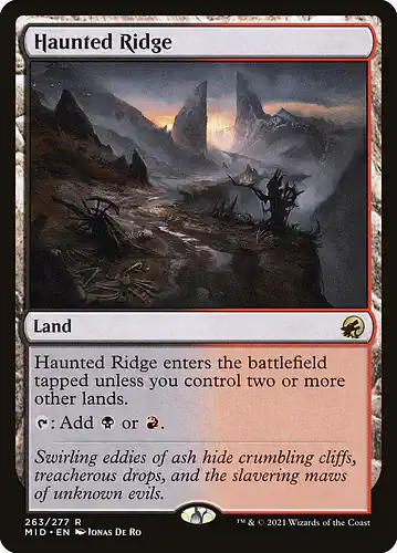 Haunted Ridge - mid Spoiler