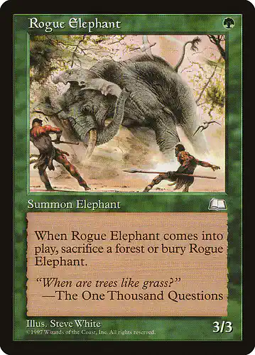 Rogue Elephant - wth Spoiler
