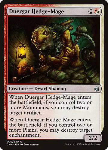 Duergar Hedge-Mage - cma Spoiler