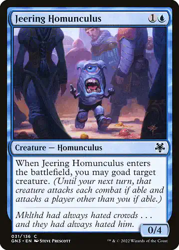 Jeering Homunculus - gn3 Spoiler