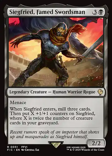 Siegfried, Famed Swordsman - fic Spoiler