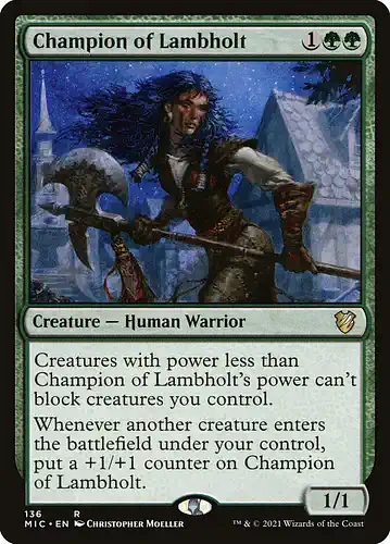 Champion of Lambholt - mic Spoiler