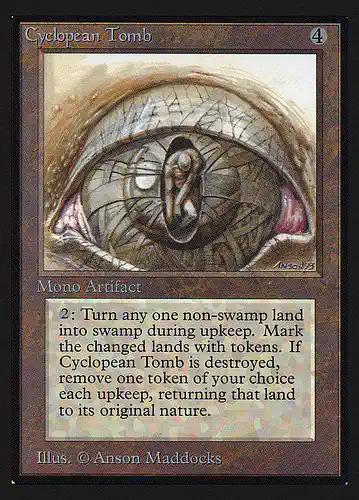 Cyclopean Tomb - cei Spoiler