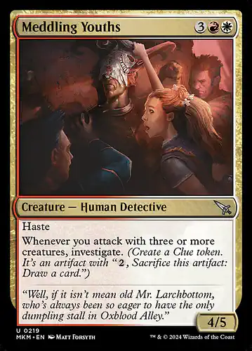 Meddling Youths - mkm Spoiler