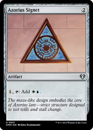 Azorius Signet - cmm Spoiler