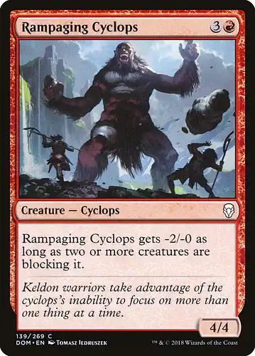Rampaging Cyclops - dom Spoiler