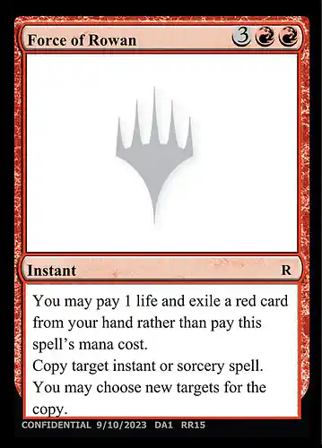 Force of Rowan - unk Spoiler