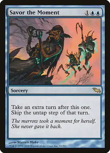 Savor the Moment - shm Spoiler