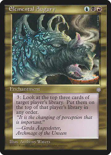 Elemental Augury - ice Spoiler