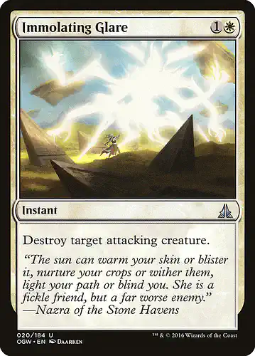Immolating Glare - ogw Spoiler