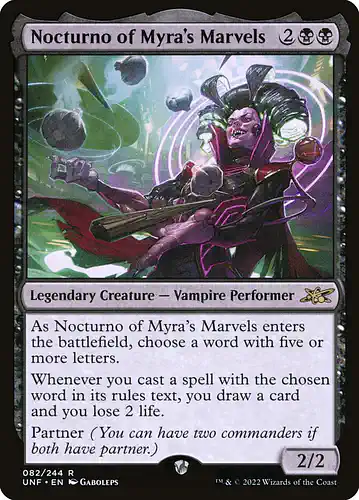 Nocturno of Myra's Marvels - unf Spoiler