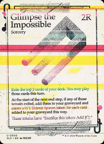 Glimpse the Impossible - slz Spoiler