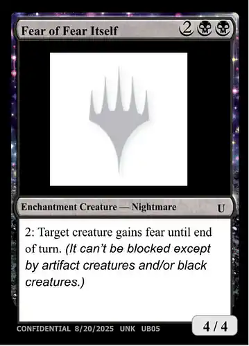 Fear of Fear Itself - unk Spoiler