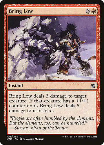 Bring Low - ktk Spoiler