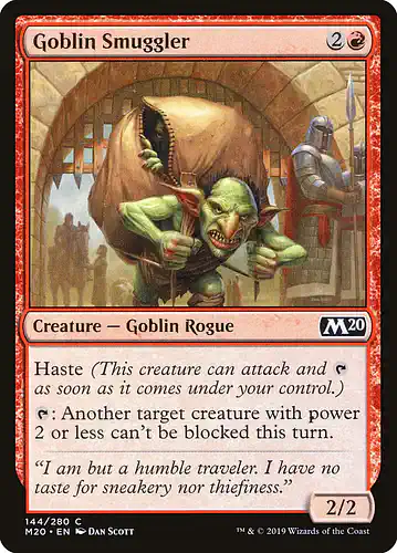 Goblin Smuggler - m20 Spoiler