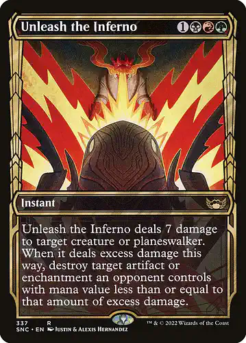 Unleash the Inferno - snc Spoiler